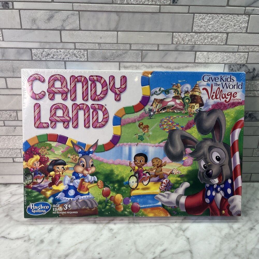 2017 Hasbro Candy Land - Give Kids The World Village Edition Board Game - Sealed